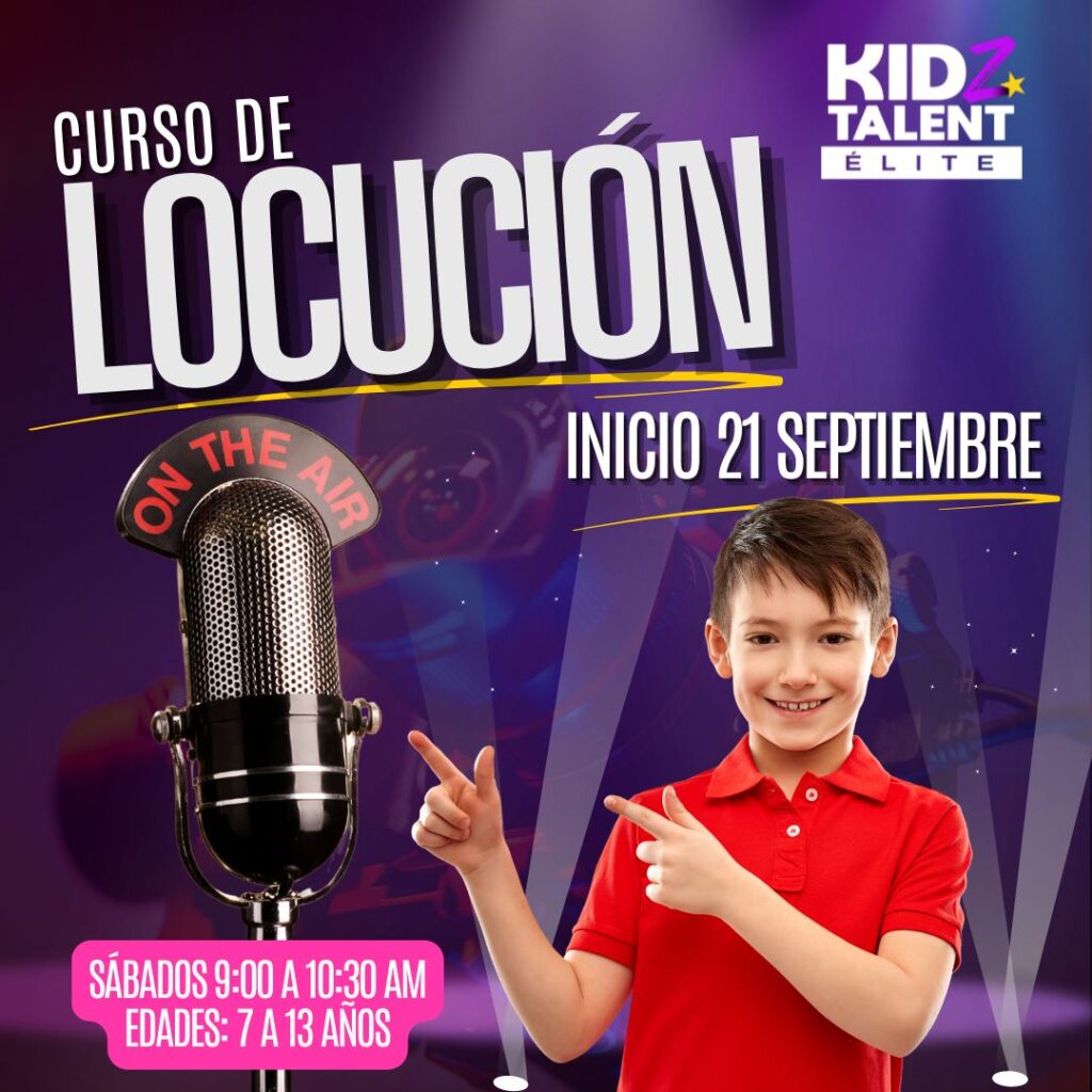 Curso de Locución de 7 a 13 años