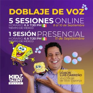 Doblaje de voz con Luis Carreño 10 - 16 años