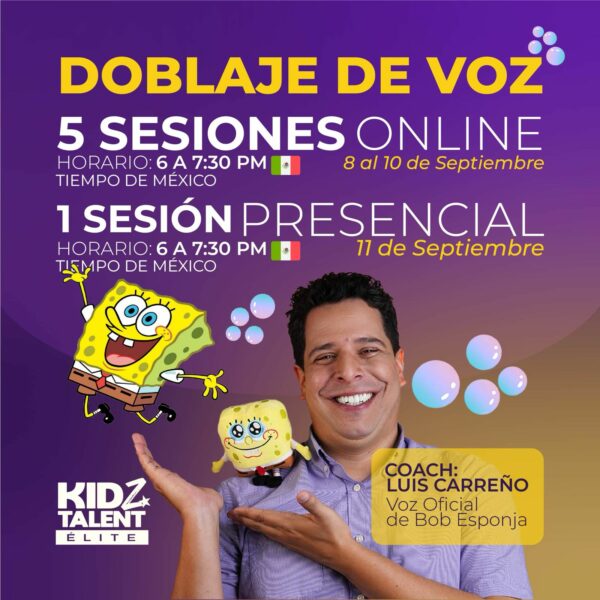 Doblaje de voz con Luis Carreño 10 - 16 años