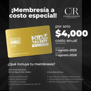 Membresía Especial Kidz Talent Élite